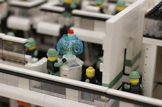 Illustration for article titled A surprisingly realistic depiction of a space habitat, entirely in lego